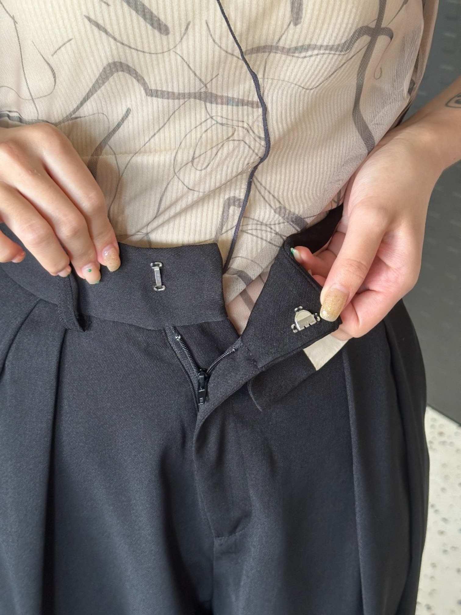 🇯🇵翻領設計西裝褲/S-L