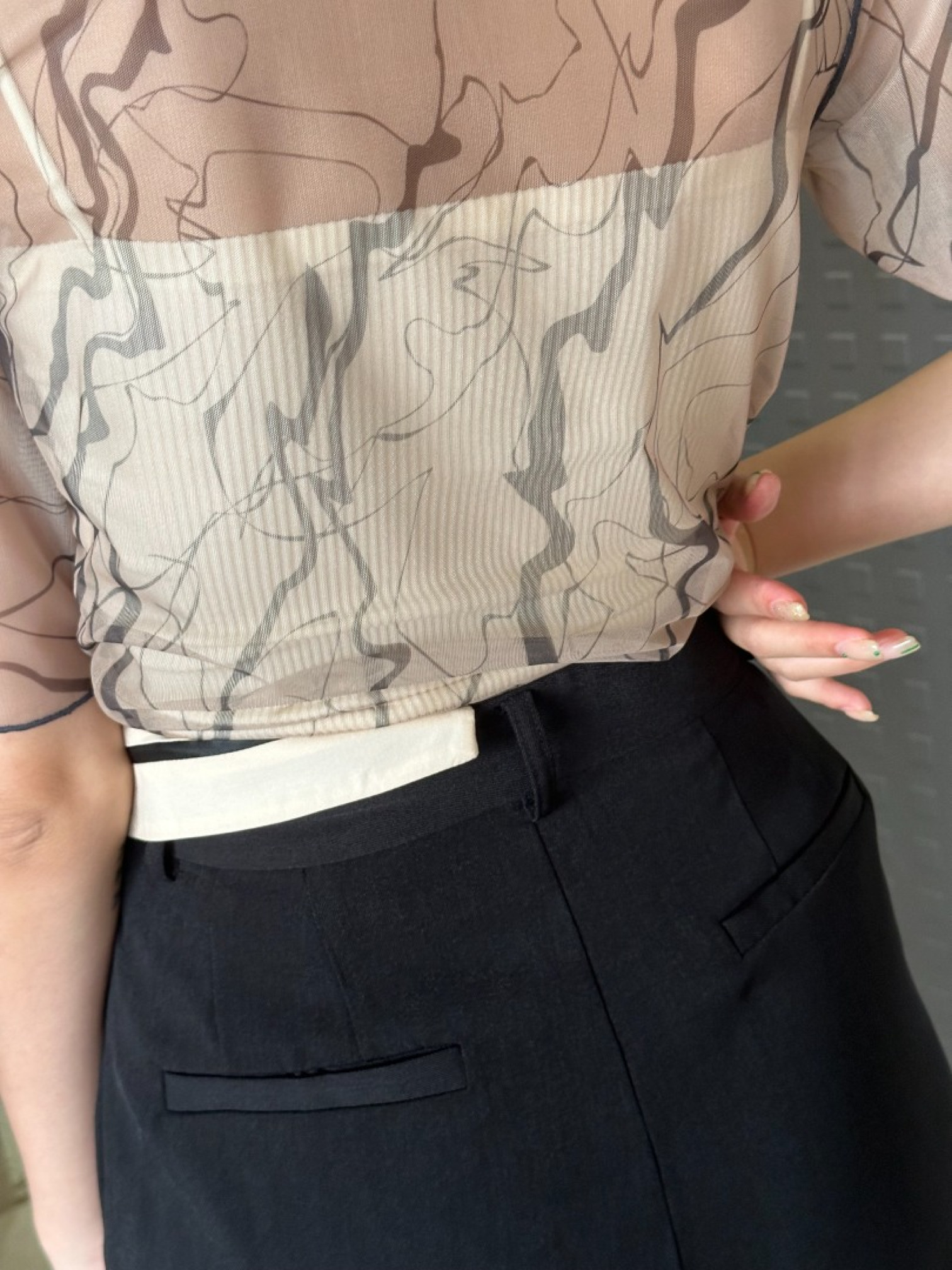 🇯🇵翻領設計西裝褲/S-L