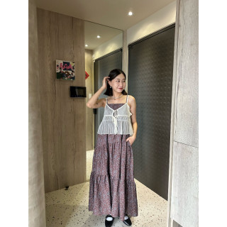 🇯🇵滿版撞色花花吊帶洋裝/兩色