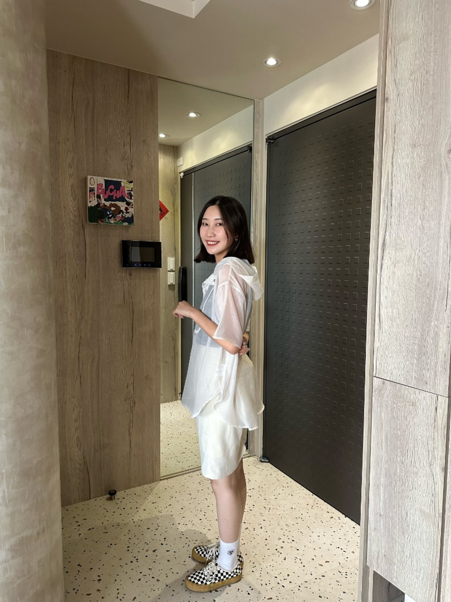 🇯🇵運動風連帽透透上衣