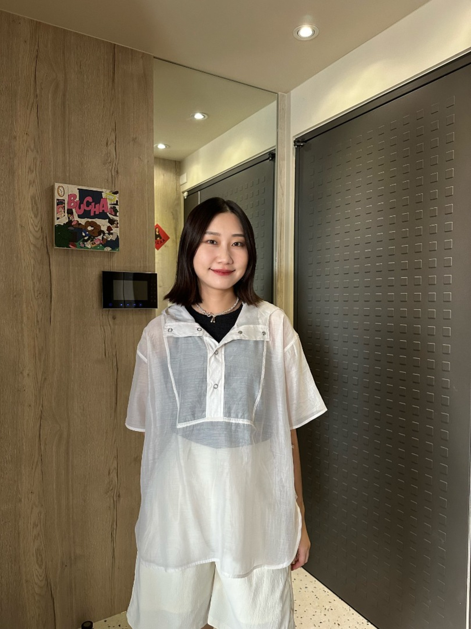 🇯🇵運動風連帽透透上衣