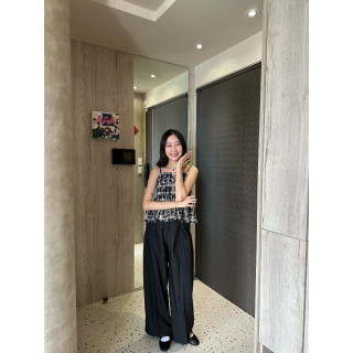 🇯🇵挺版時髦中線寬褲/兩色S