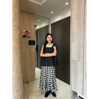 🇯🇵超Q綁帶緹花背心/兩色