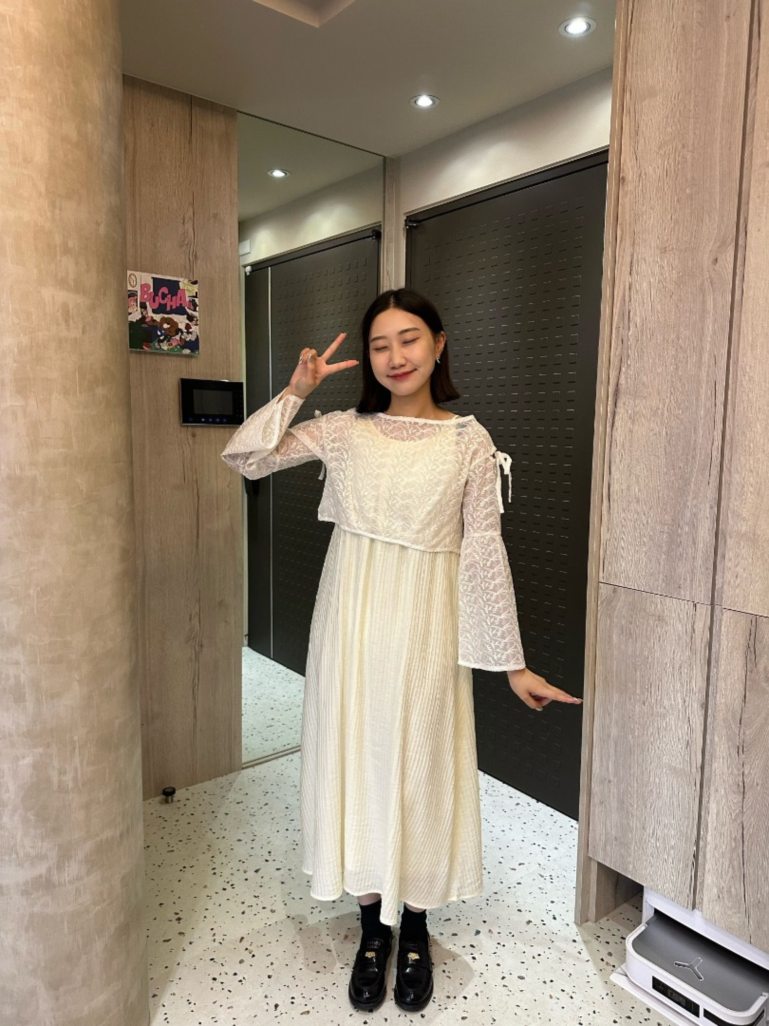 🇯🇵質感刺繡兩件式洋裝/兩色