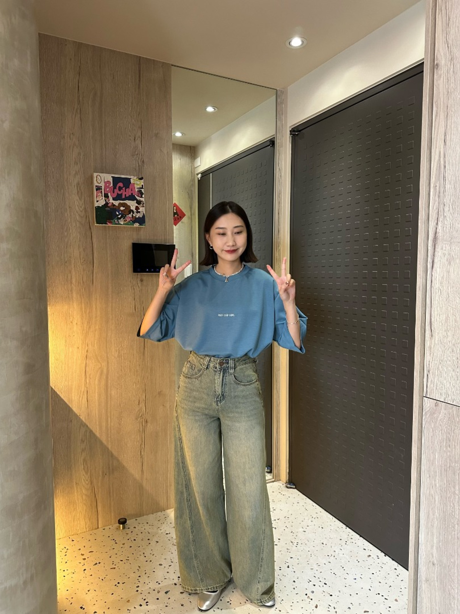 🇯🇵高個SENRU必買！完美版型復古刷色牛仔褲/M