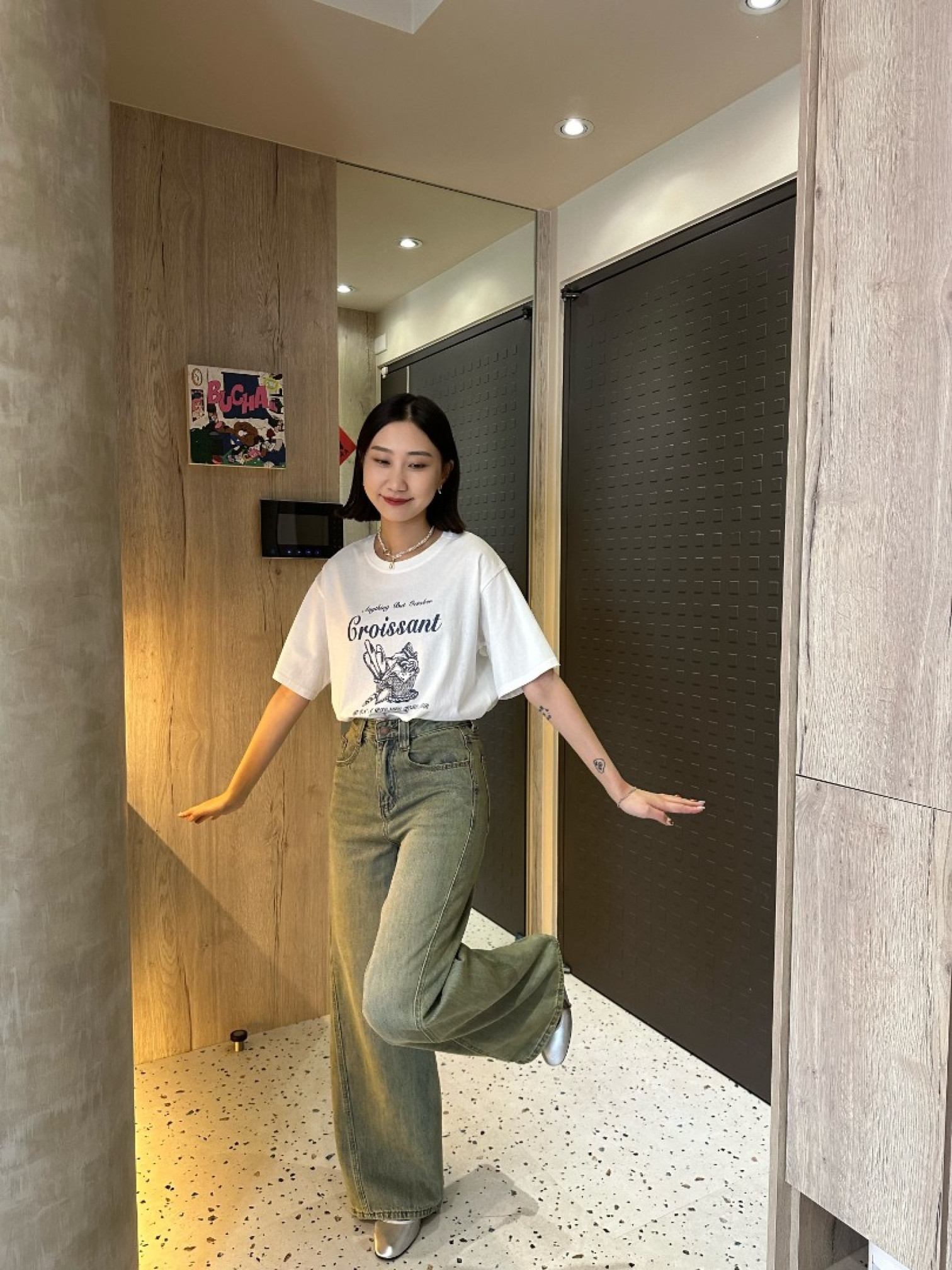 🇯🇵高個SENRU必買！完美版型復古刷色牛仔褲/M