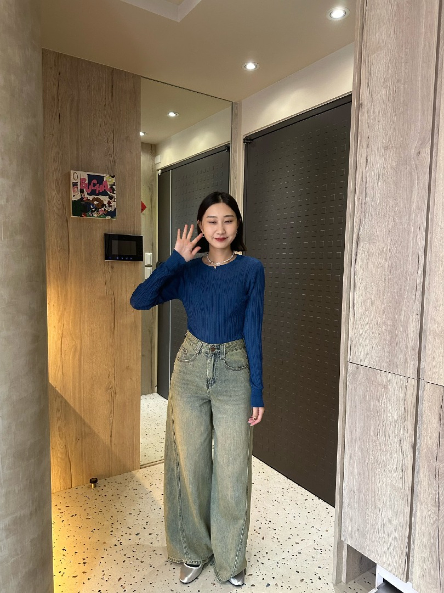 🇯🇵高個SENRU必買！完美版型復古刷色牛仔褲/M