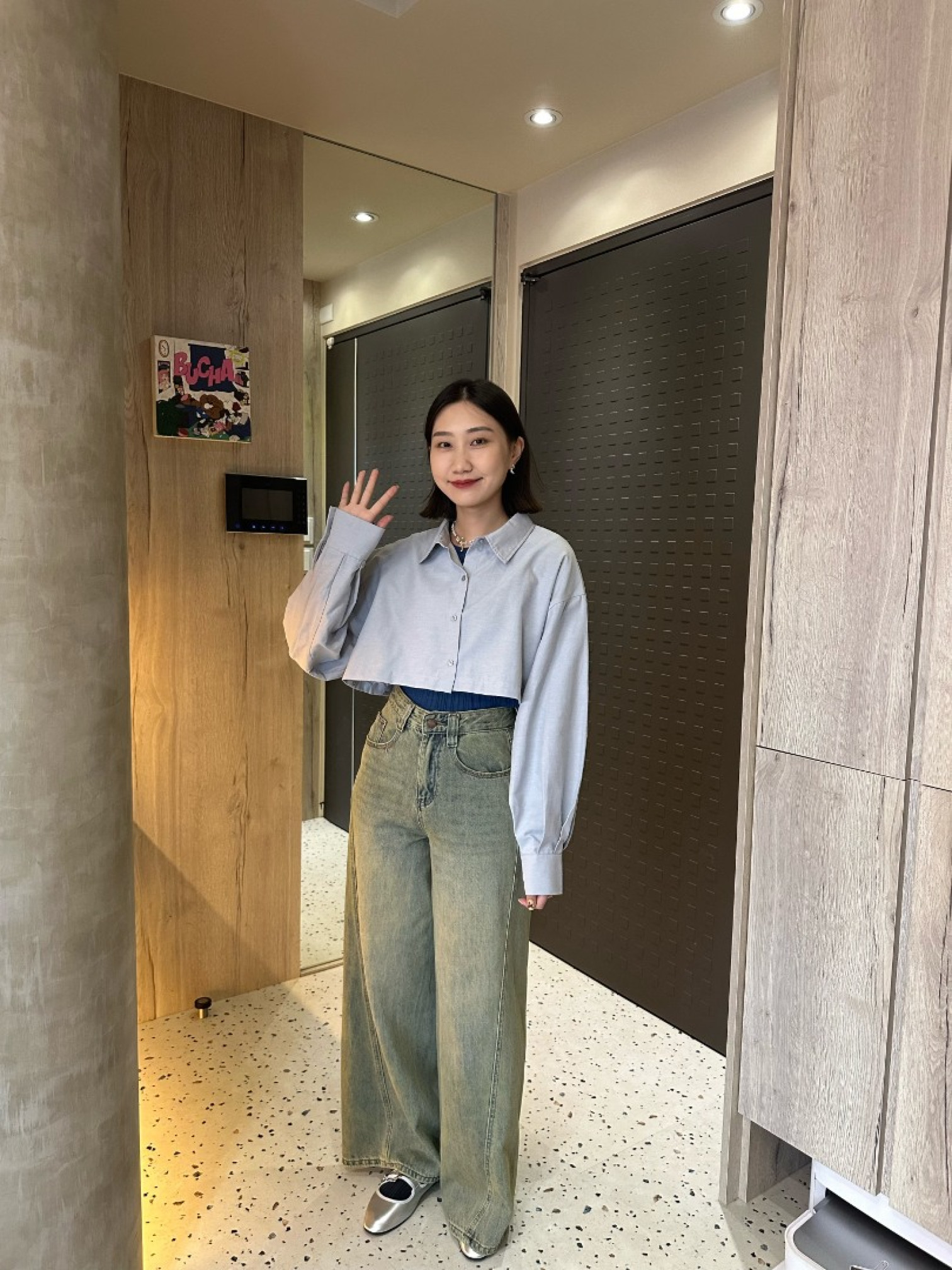 🇯🇵高個SENRU必買！完美版型復古刷色牛仔褲/M