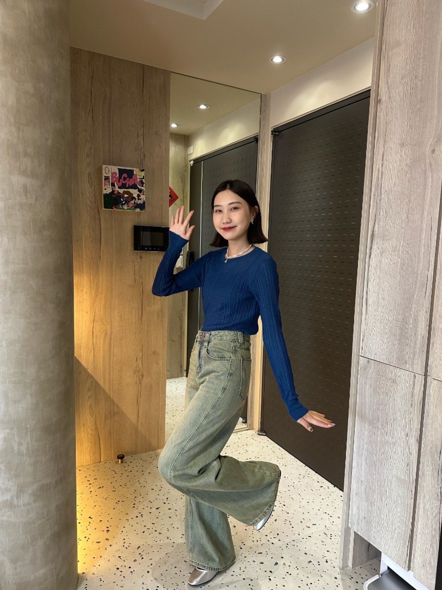 🇯🇵高個SENRU必買！完美版型復古刷色牛仔褲/M