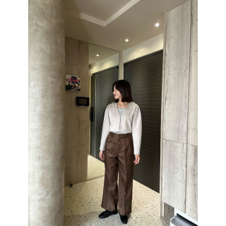 🇯🇵自帶高級光の壓摺西裝褲/深棕