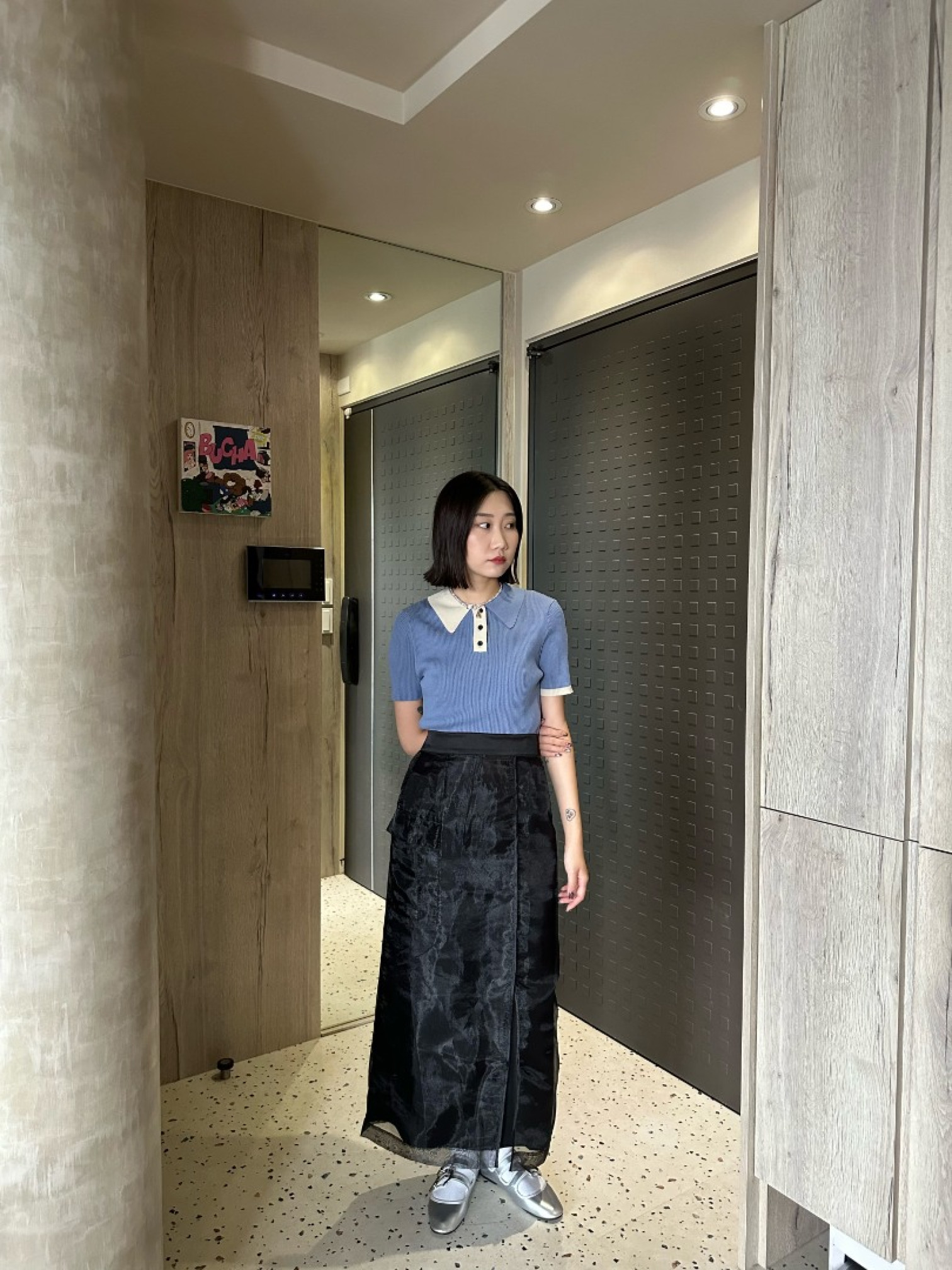 🇯🇵雙層設計透感半身裙/兩色