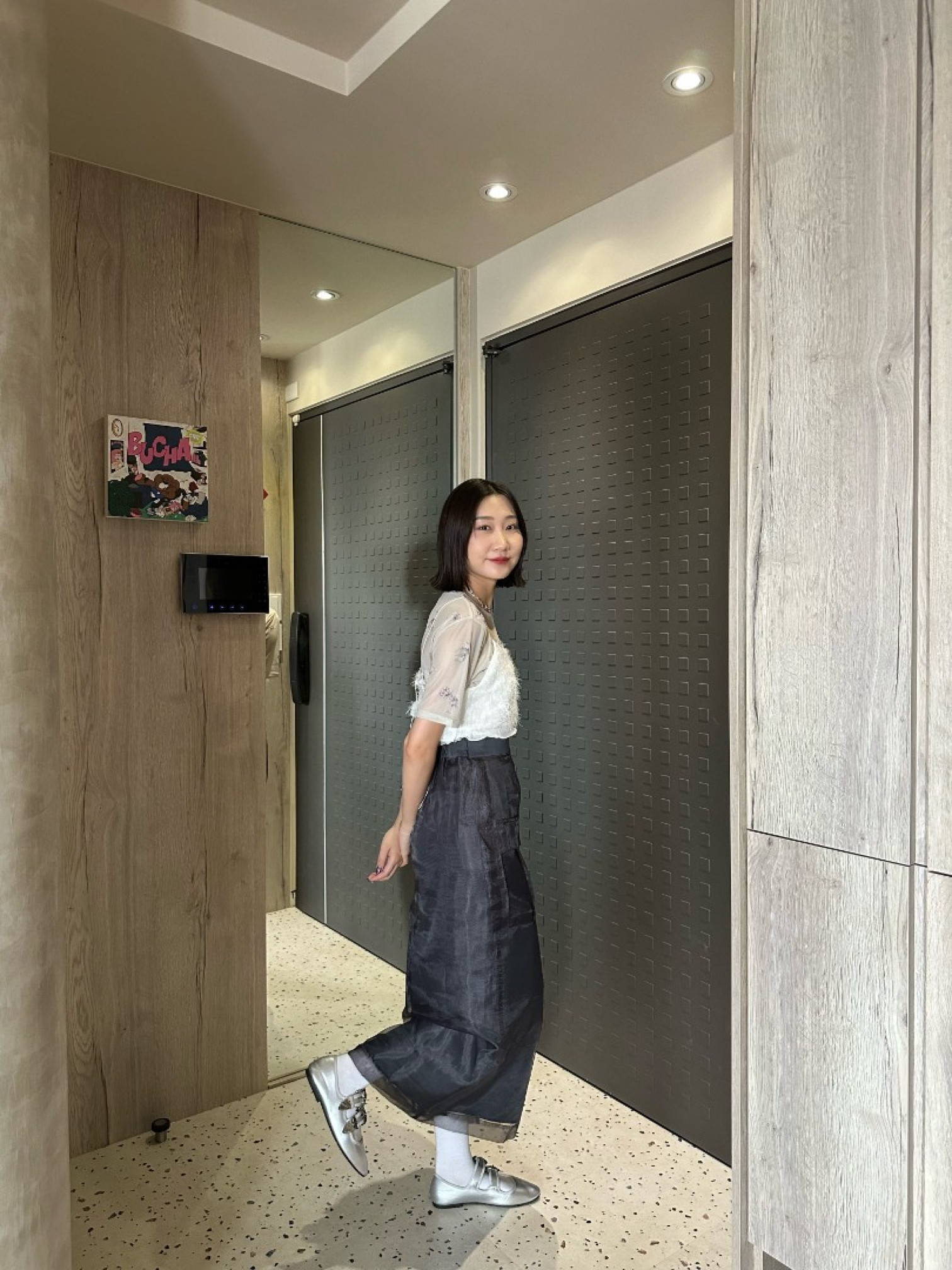 🇯🇵雙層設計透感半身裙/兩色