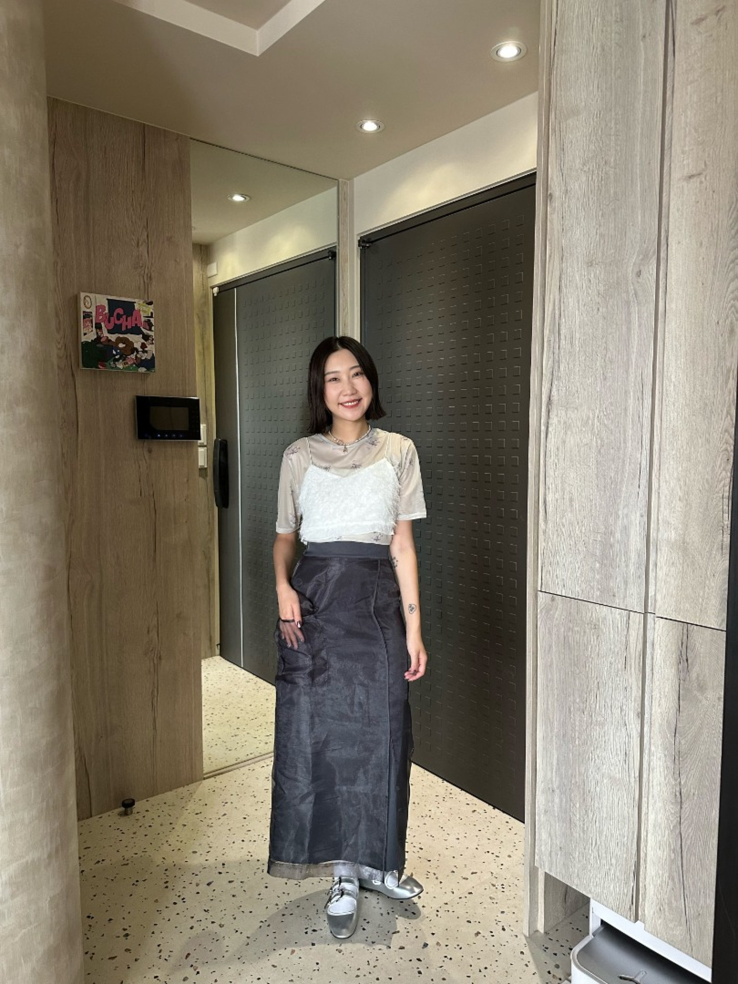 🇯🇵雙層設計透感半身裙/兩色