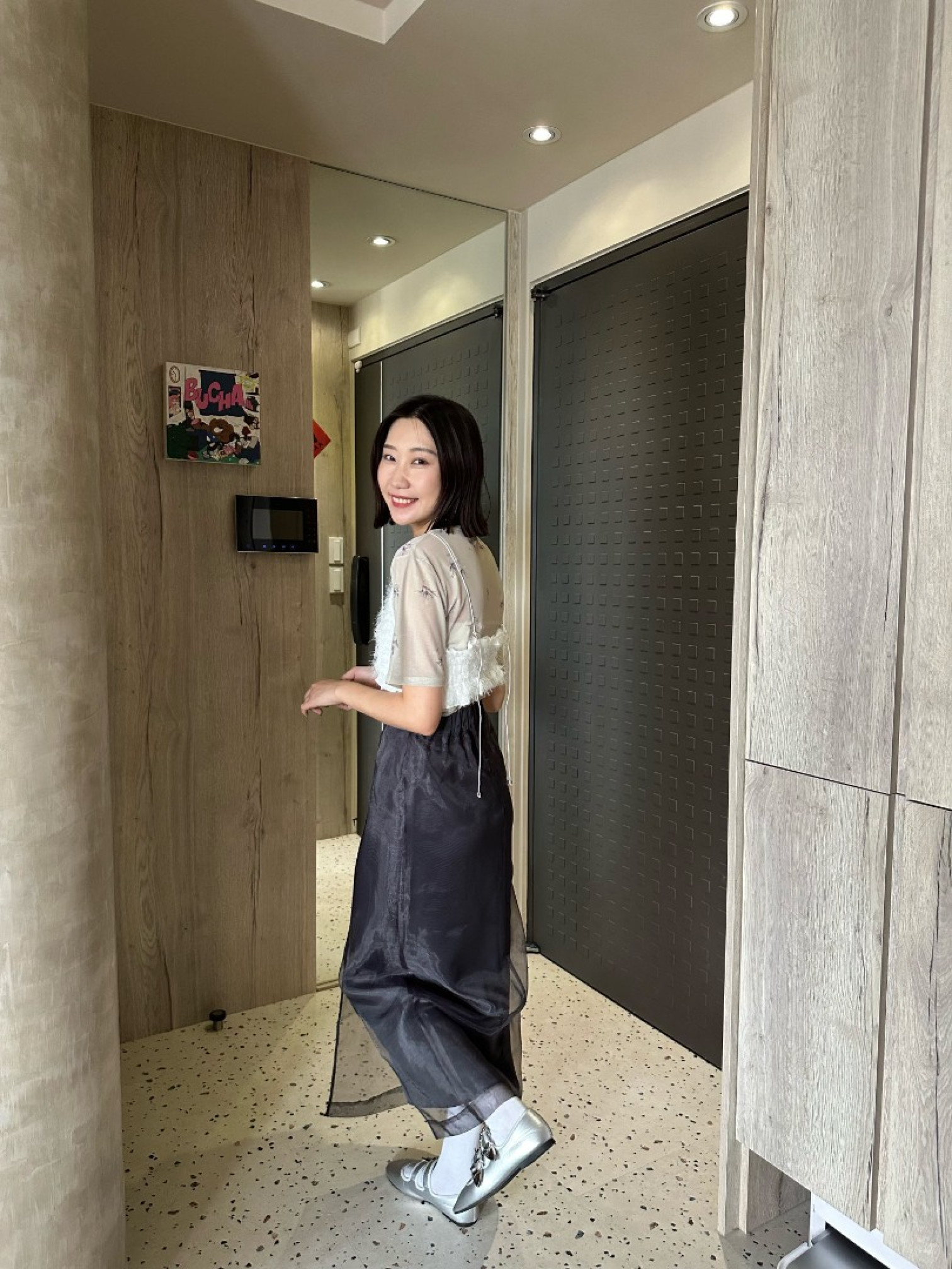 🇯🇵雙層設計透感半身裙/兩色