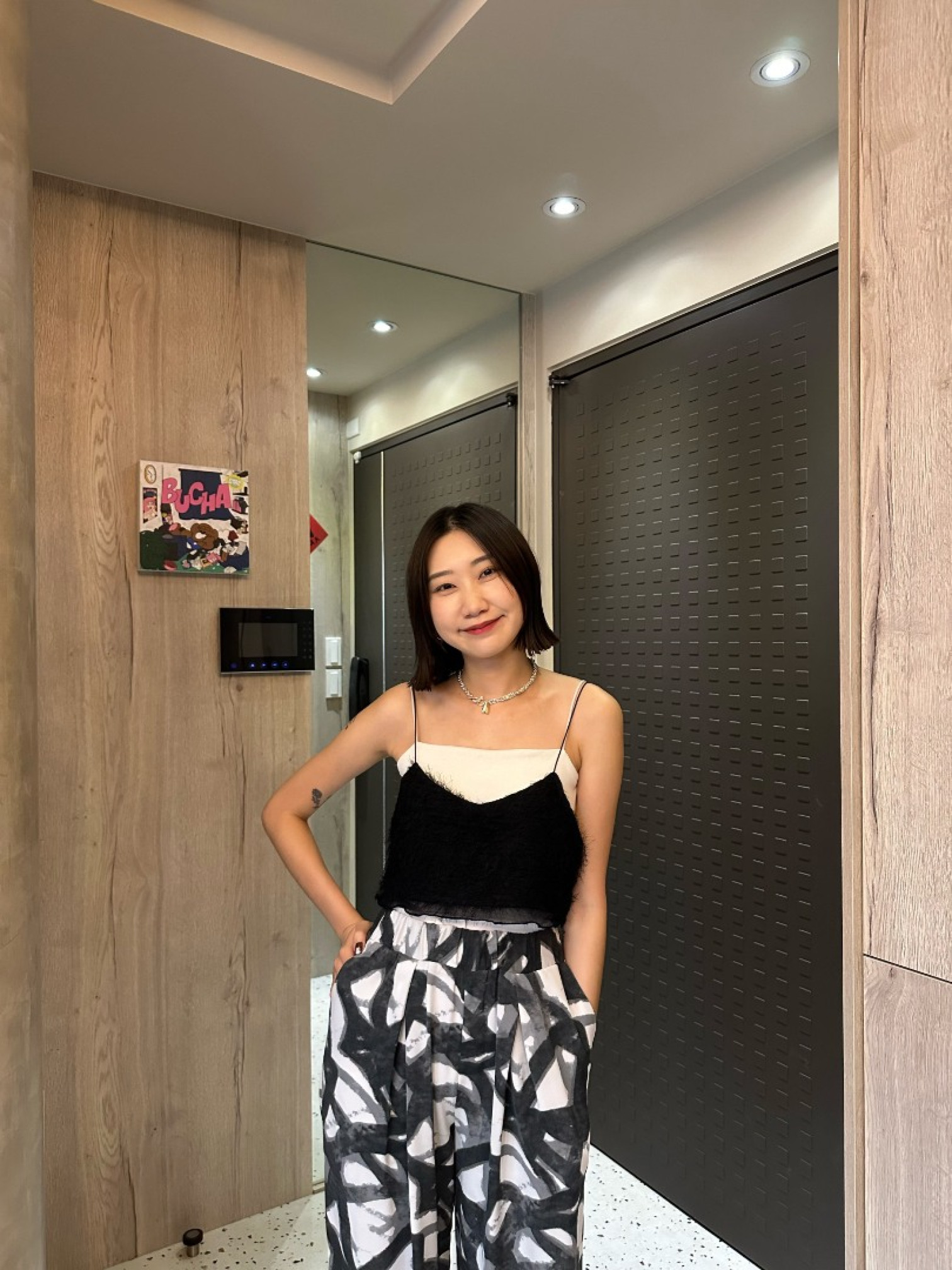 🇯🇵超Q毛茸茸背心/黑