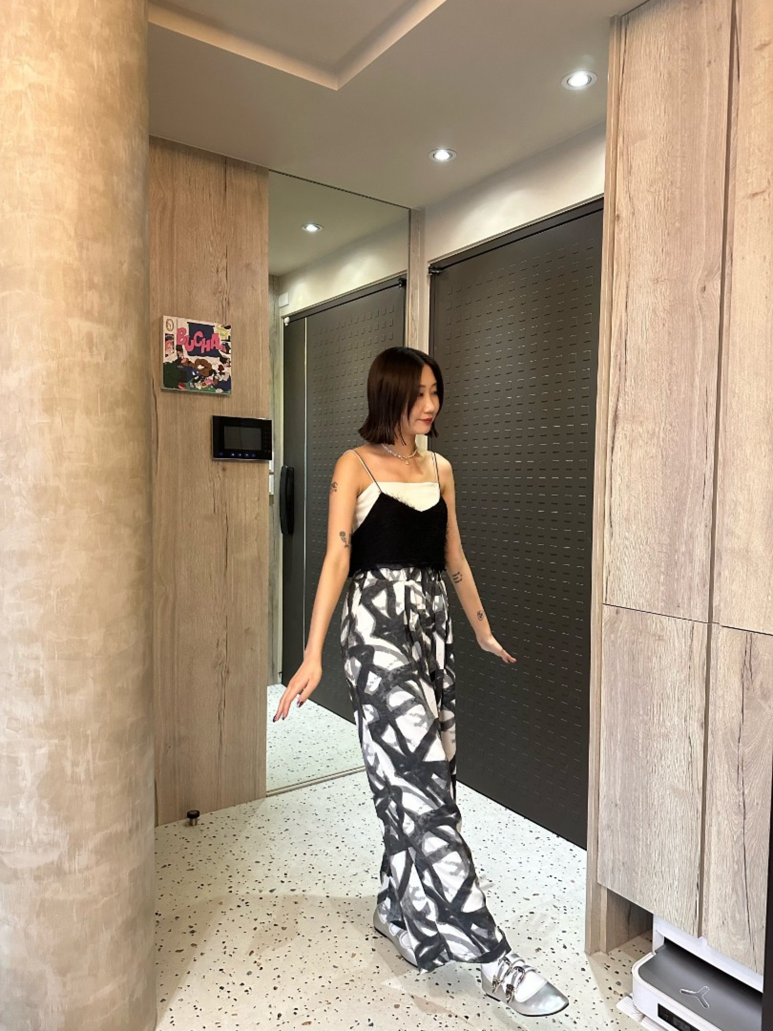 🇯🇵超Q毛茸茸背心/黑