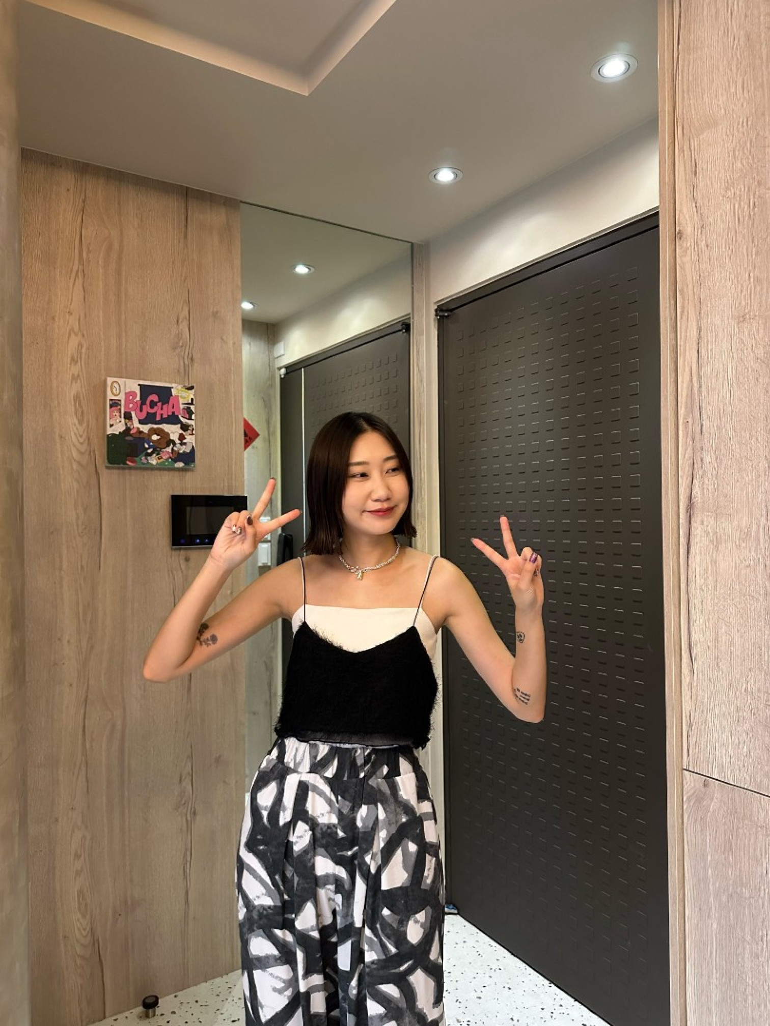 🇯🇵超Q毛茸茸背心/黑