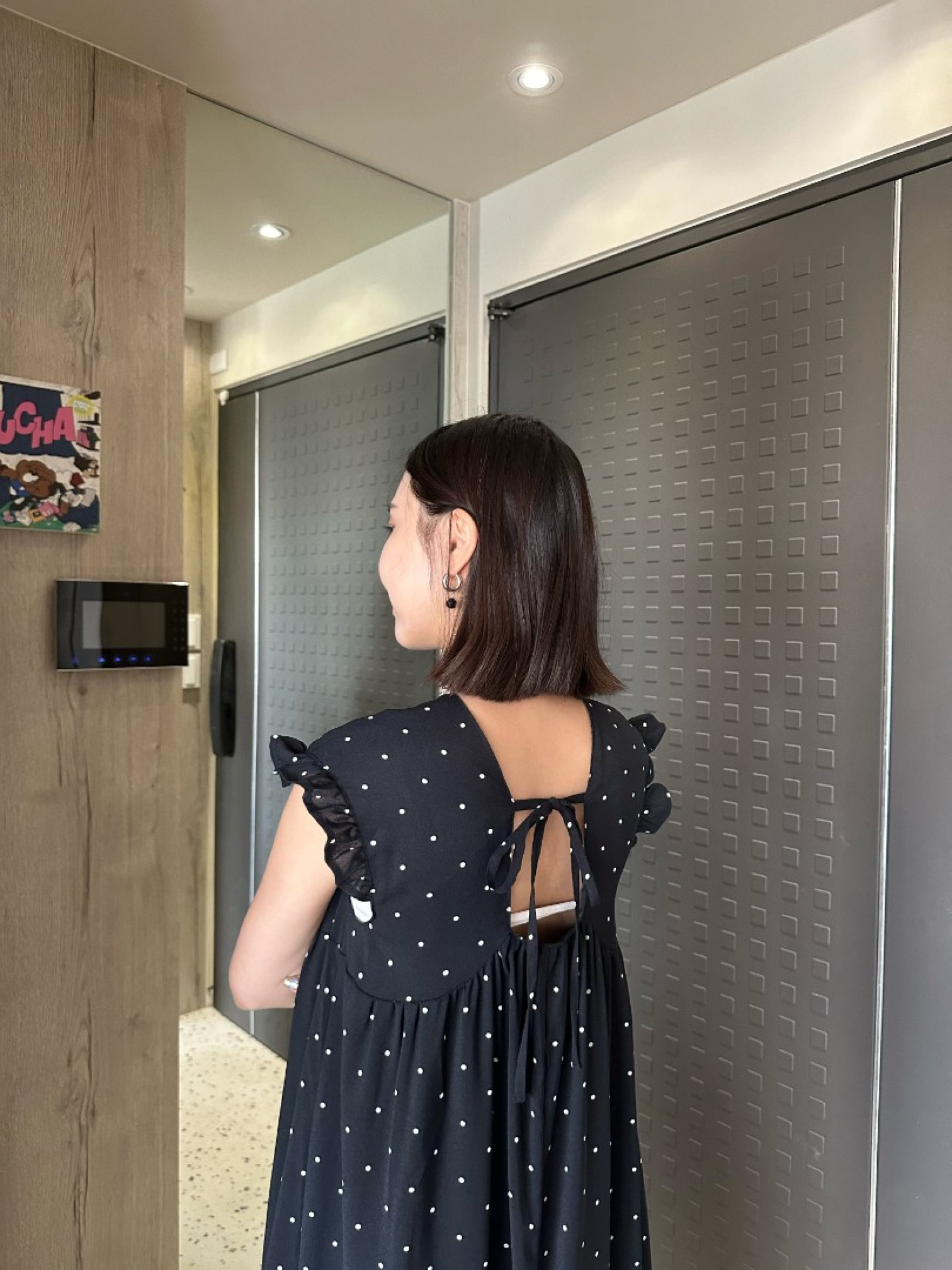 🇯🇵純銀黑瑪瑙球耳環