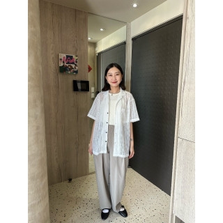 🇯🇵夏日必備簍空襯衫/兩色M-L