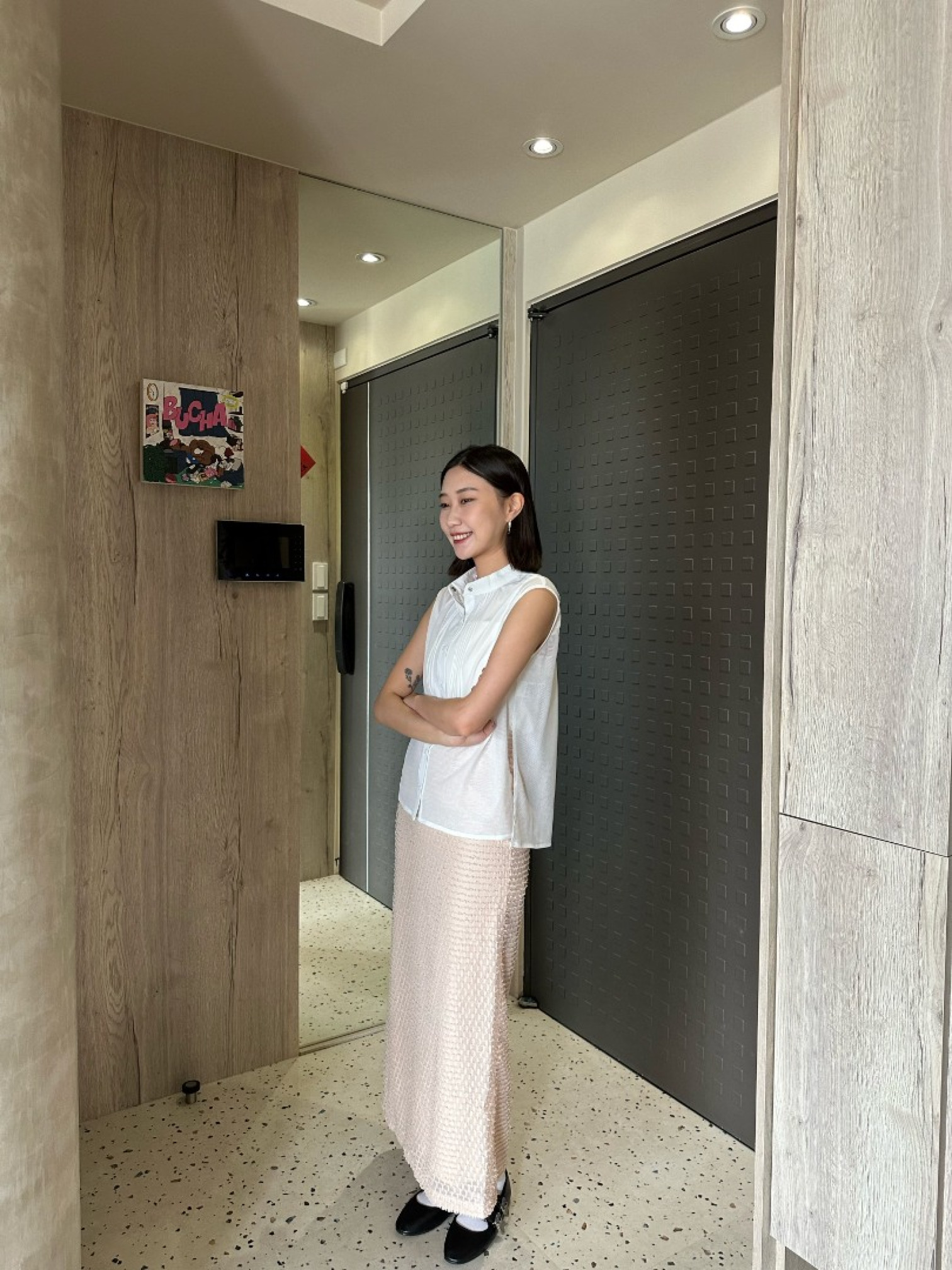 🇯🇵立體毛呢半身裙/兩色