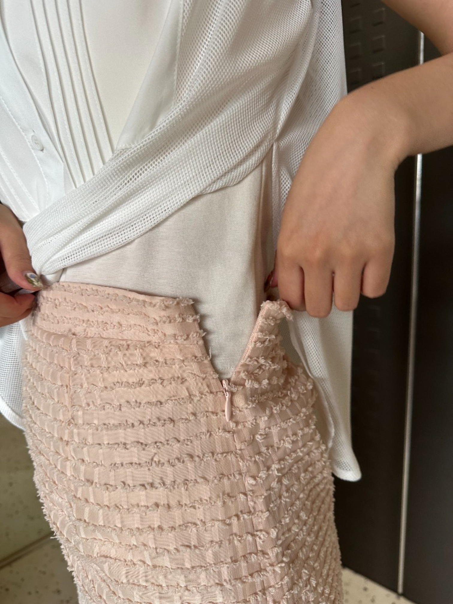 🇯🇵立體毛呢半身裙/兩色