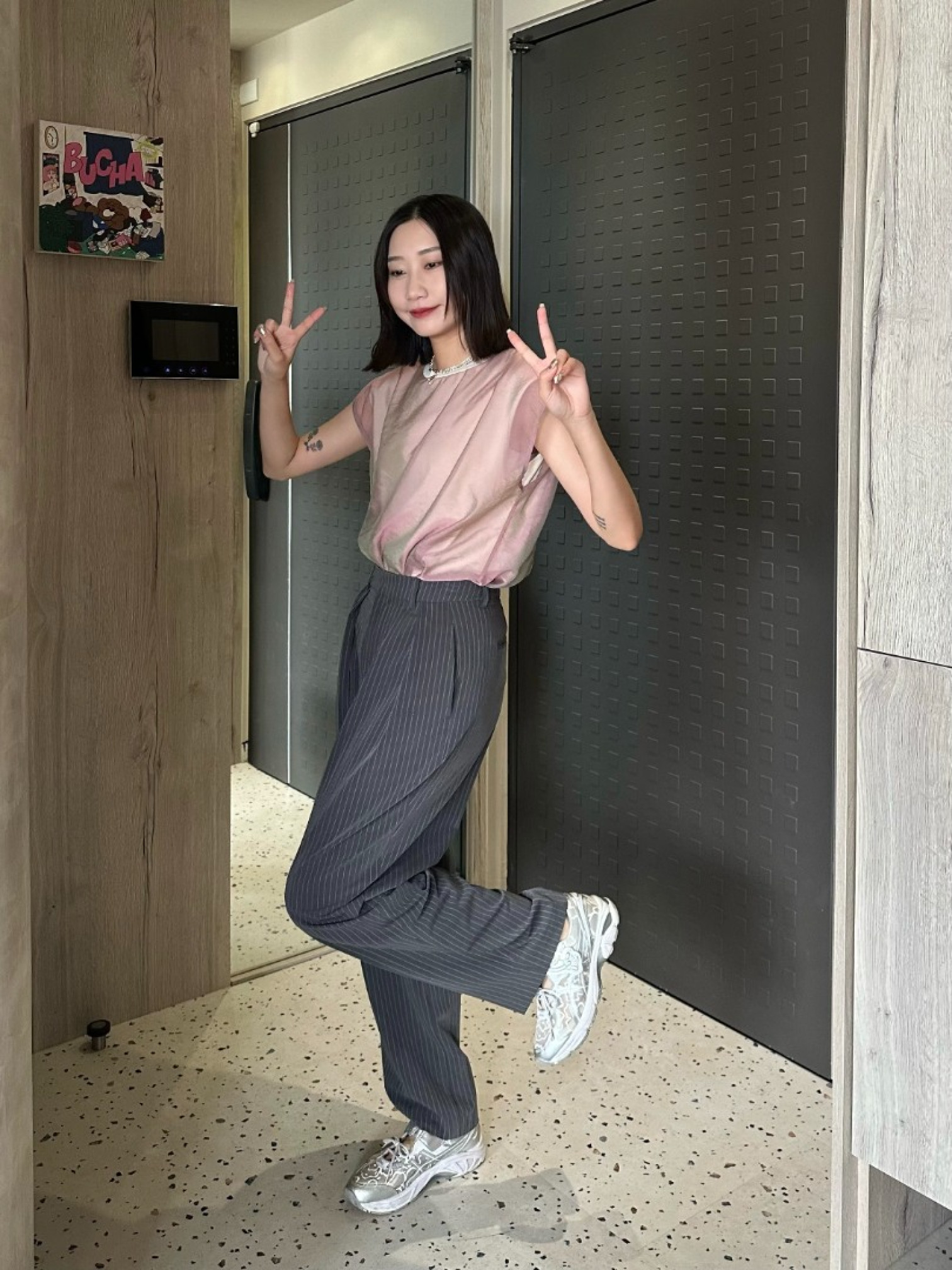 🇯🇵俐落抓皺西裝褲/三色M