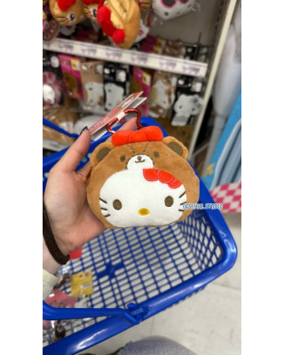 泰迪熊Hello Kitty 零錢吊飾包