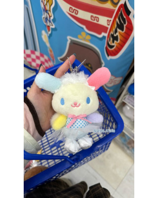 毛絨絨天使花小兔