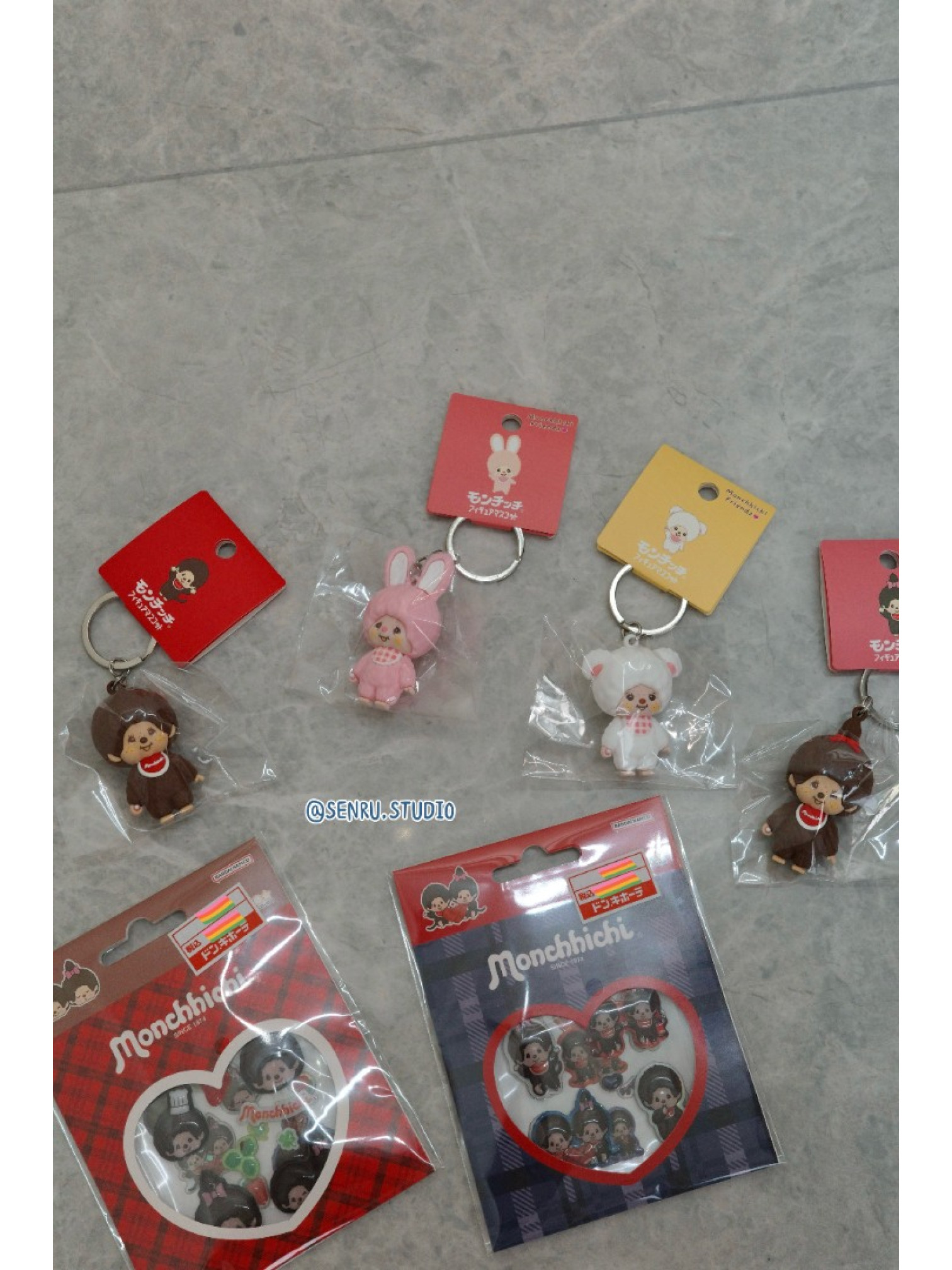 Monchhichi蒙奇奇吊飾/四款