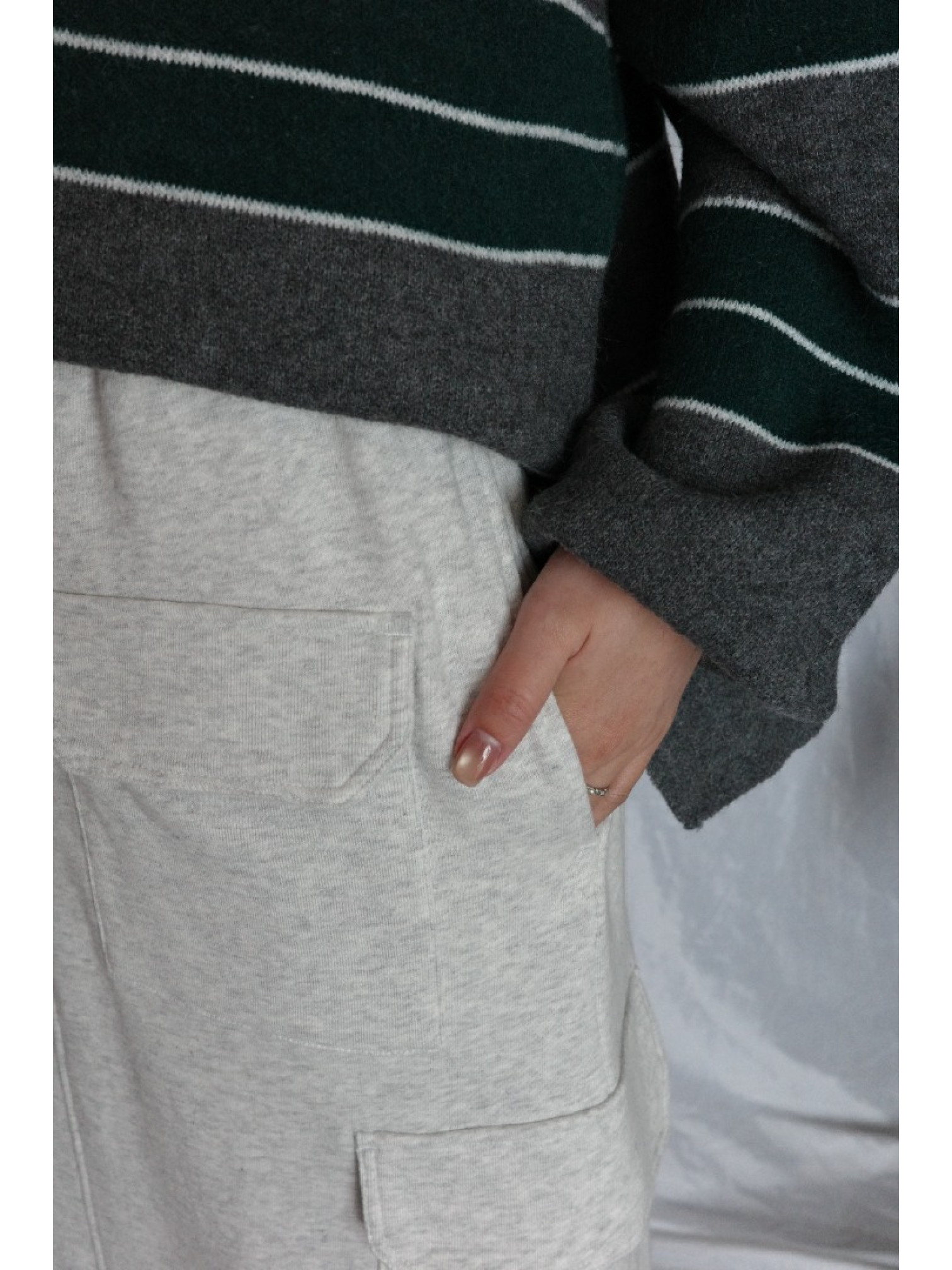 JP｜率性工裝感棉裙/燕麥M-L